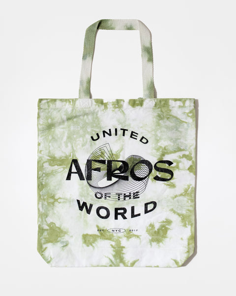 United Afros of the World Tote - Tie Dye