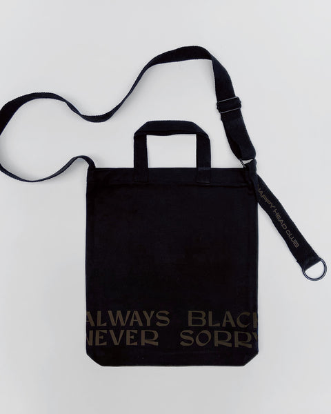 Always Black, Never Sorry Messenger Bag