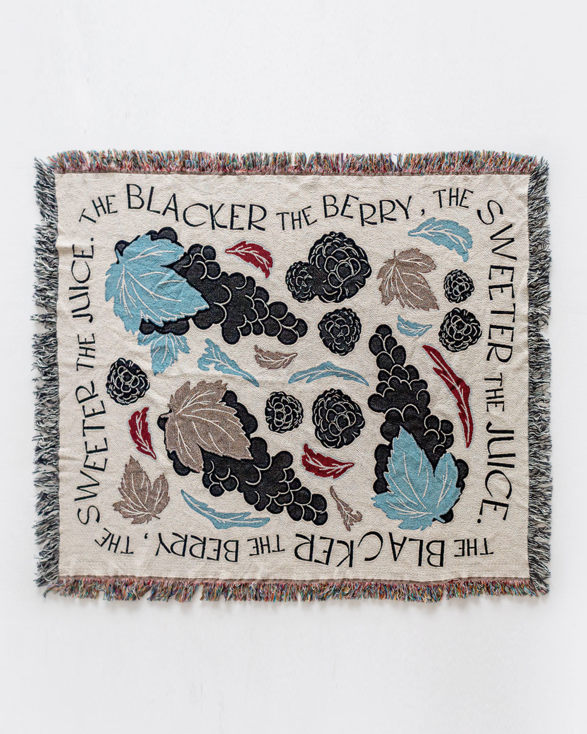 The Blacker the Berry Throw Blanket