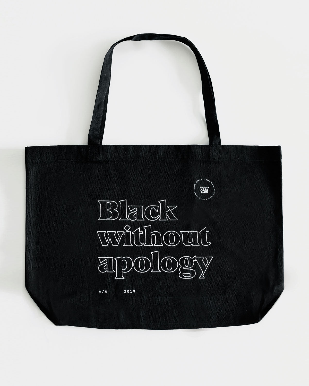 The Black Without Apology Tote Bag